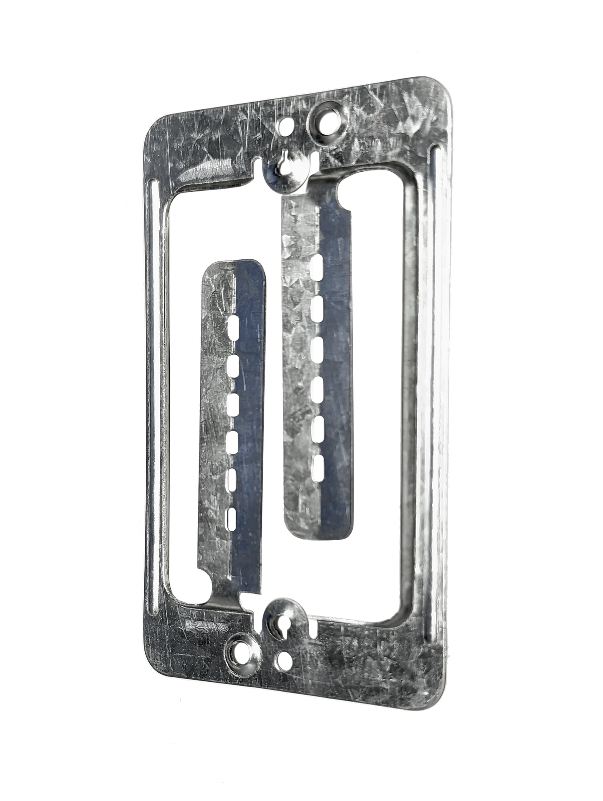 BestMounts Drywall Retrofit (Screw-On) 1-Gang Low Voltage Metal Mounting Bracket | BLVS1