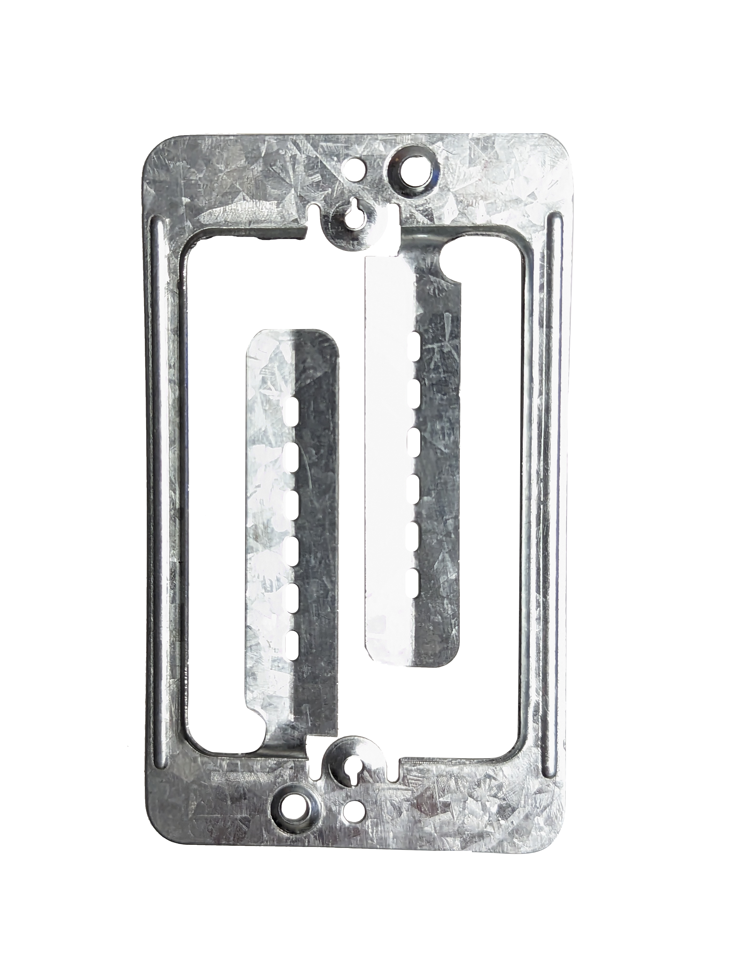 BestMounts Drywall Retrofit (Screw-On) 1-Gang Low Voltage Metal Mounting Bracket | BLVS1