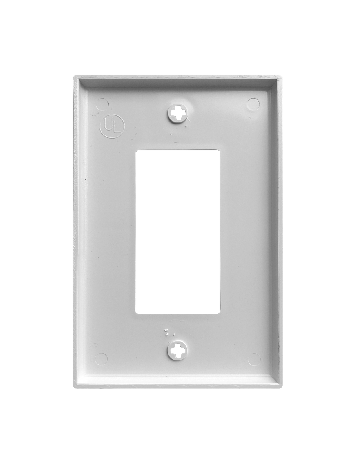 BestMounts Decorator Frame 1-Gang Wall Plate – Rocker Switch & Outlet Cover | BLVWPW1