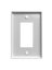 BestMounts Decorator Frame 1-Gang Wall Plate – Rocker Switch & Outlet Cover | BLVWPW1