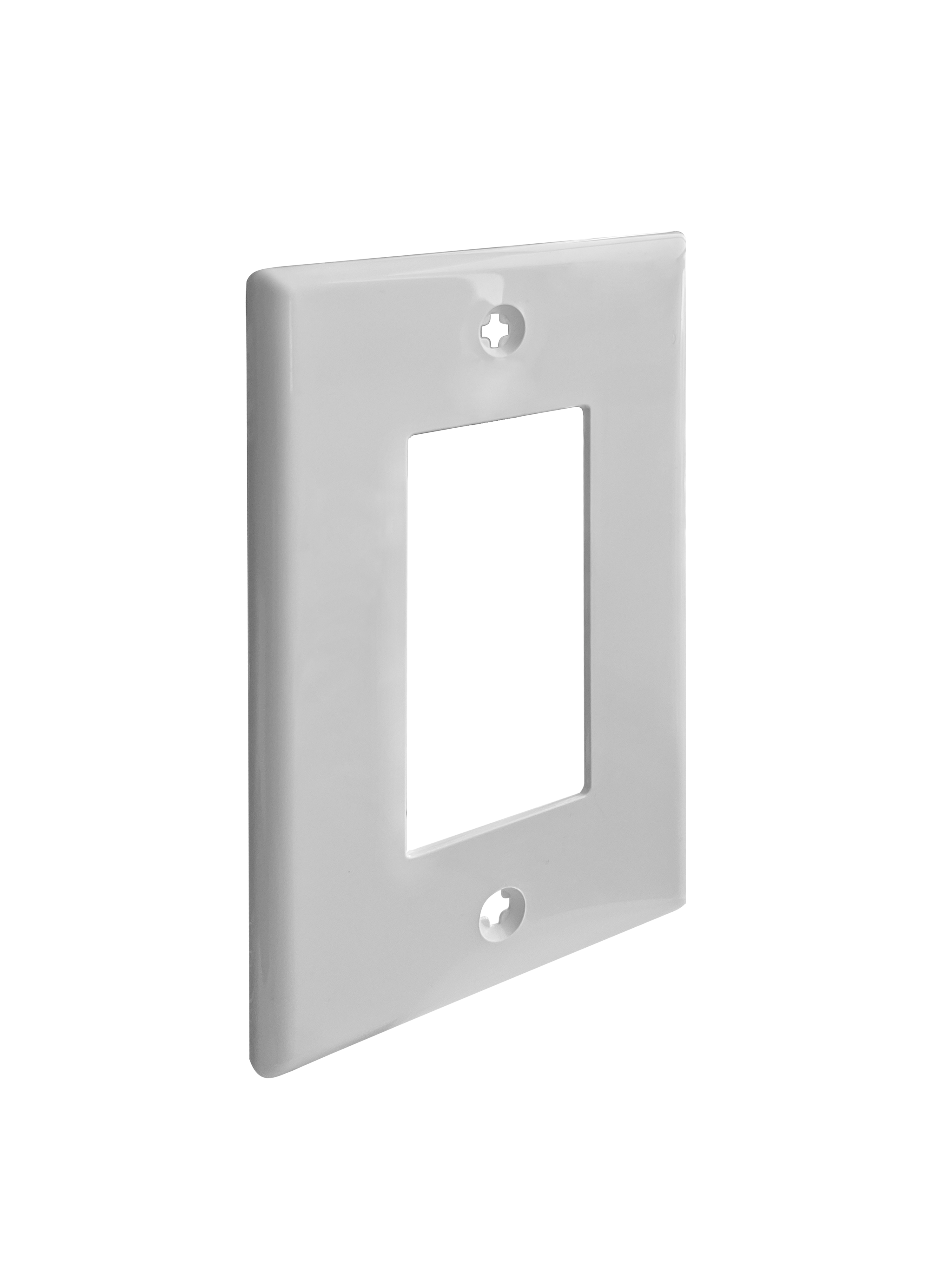 BestMounts Decorator Frame 1-Gang Wall Plate – Rocker Switch & Outlet Cover | BLVWPW1