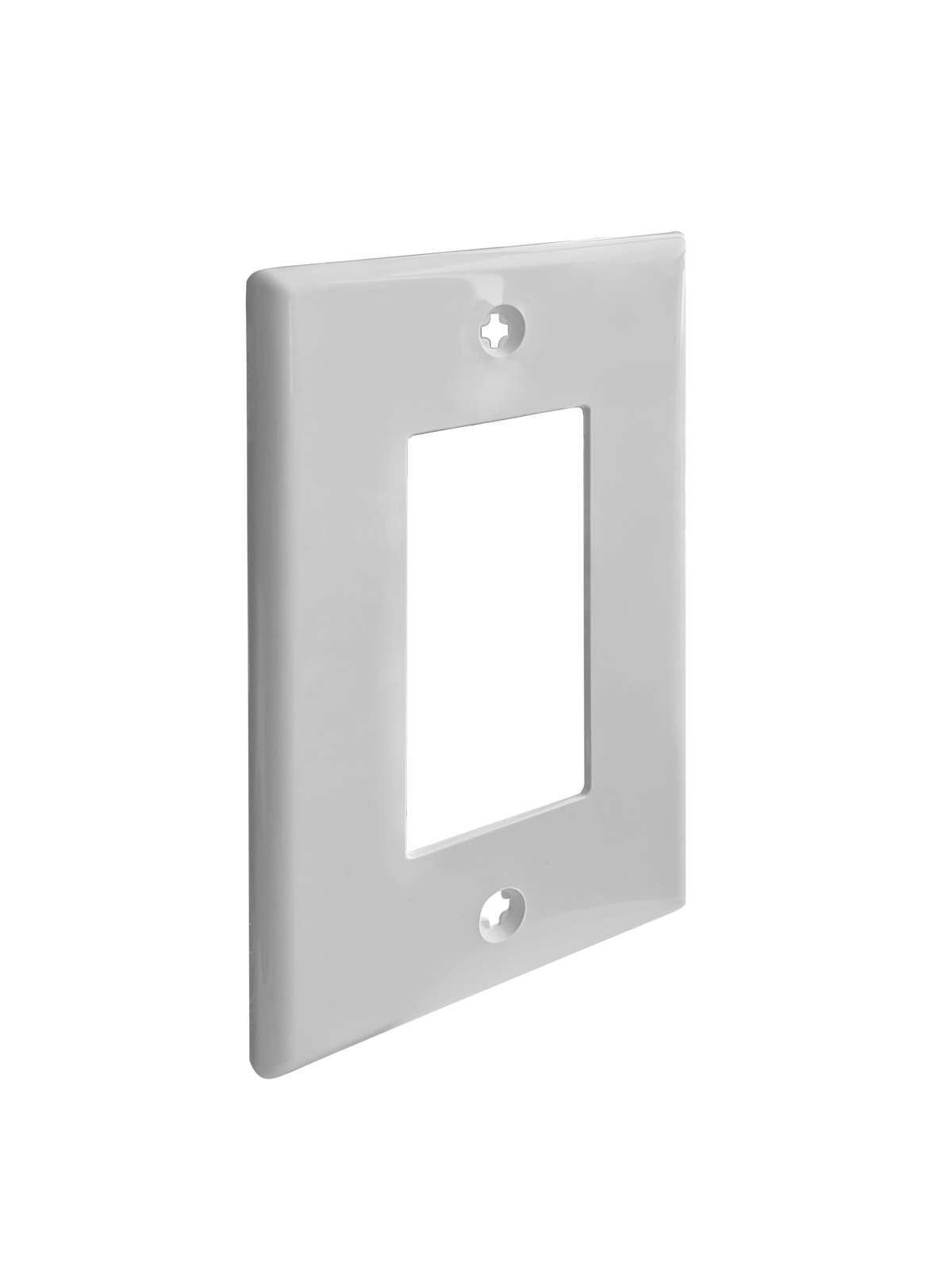 BestMounts Decorator Frame 1-Gang Wall Plate – Rocker Switch & Outlet Cover | BLVWPW1