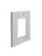 BestMounts Decorator Frame 1-Gang Wall Plate – Rocker Switch & Outlet Cover | BLVWPW1