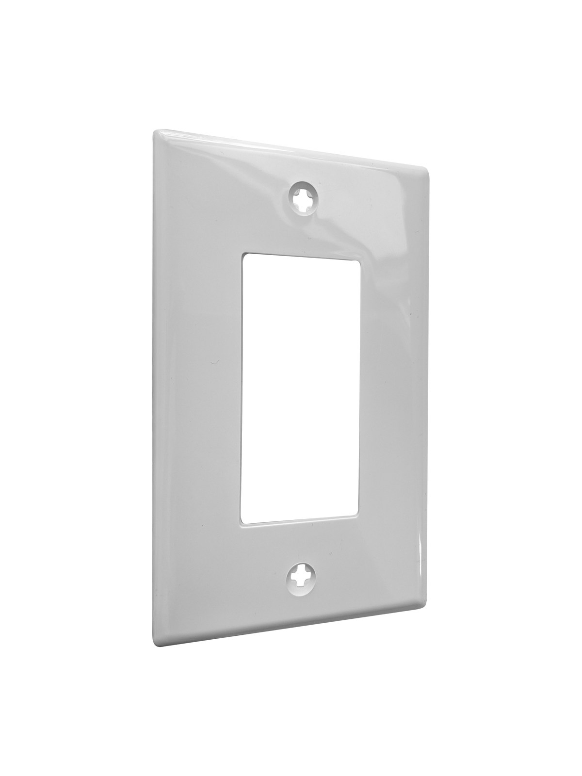 BestMounts Decorator Frame 1-Gang Wall Plate – Rocker Switch & Outlet Cover | BLVWPW1