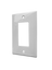 BestMounts Decorator Frame 1-Gang Wall Plate – Rocker Switch & Outlet Cover | BLVWPW1