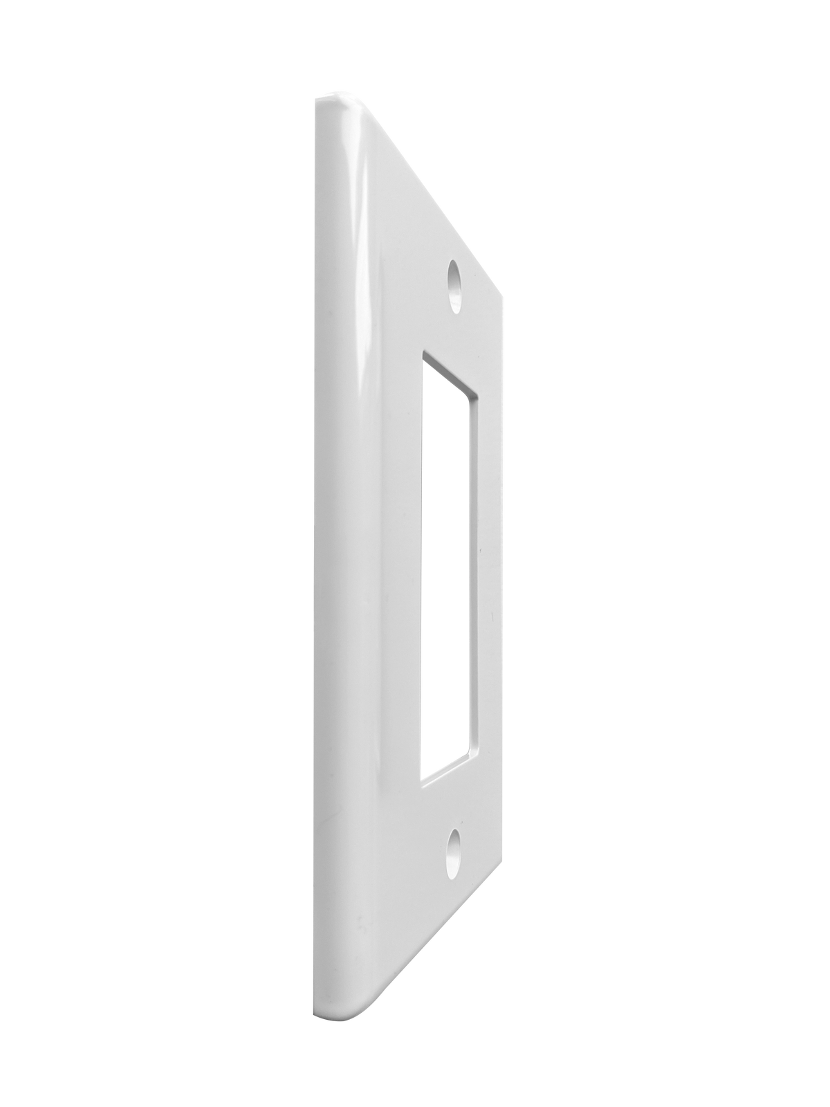 BestMounts Decorator Frame 1-Gang Wall Plate – Rocker Switch & Outlet Cover | BLVWPW1
