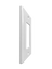 BestMounts Decorator Frame 1-Gang Wall Plate – Rocker Switch & Outlet Cover | BLVWPW1