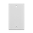 BestMounts Blank 1-Gang Wall Plate – Single Gang Blank Cover Plate | BVMBPW1