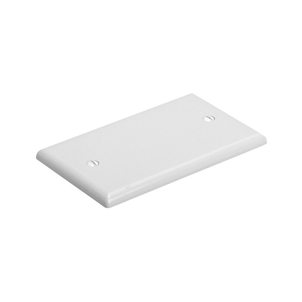 BestMounts Blank 1-Gang Wall Plate – Single Gang Blank Cover Plate | BVMBPW1