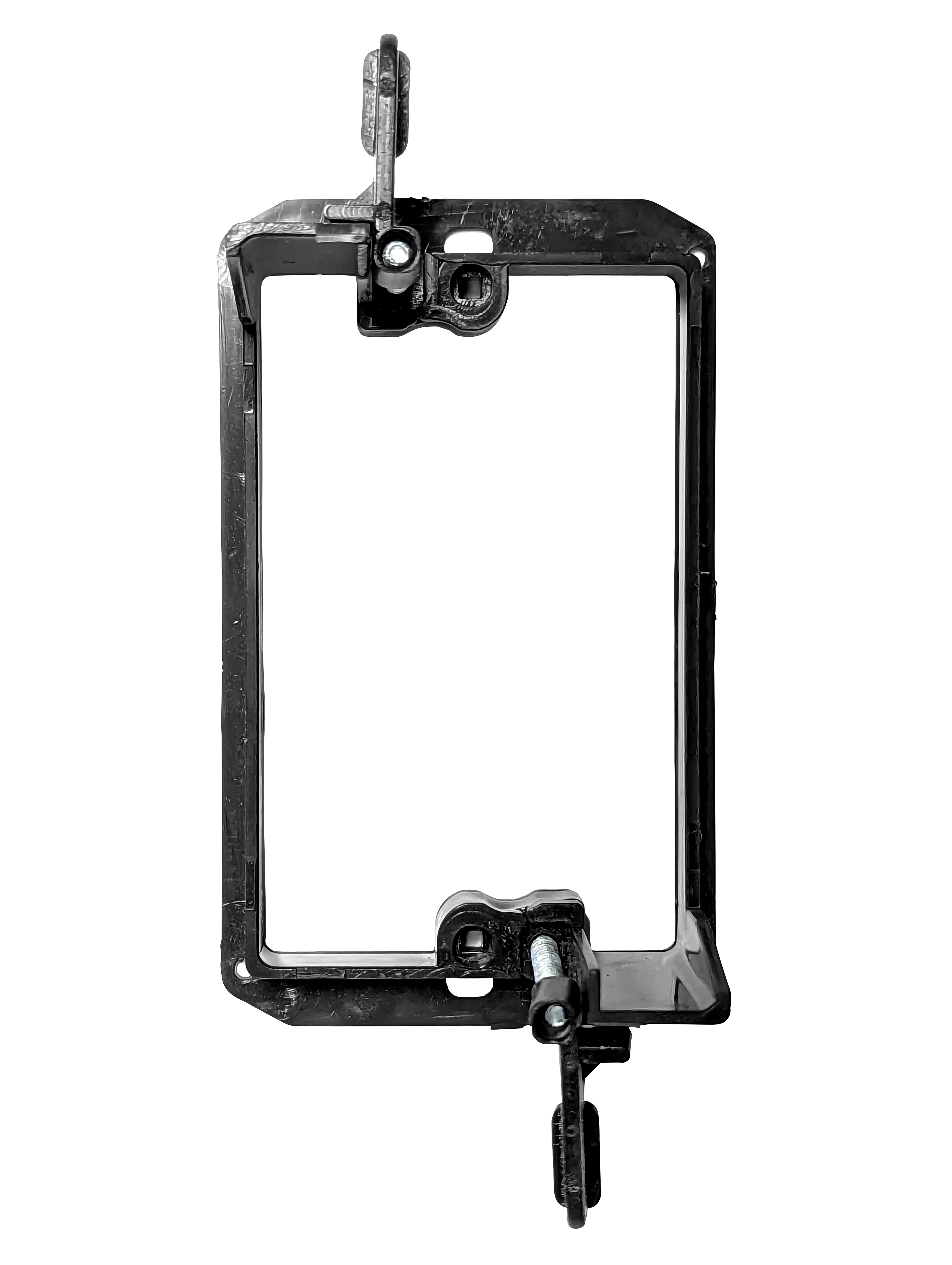 BestMounts 1-Gang Drywall Retrofit Low Voltage Mounting Bracket – Plastic Old Work Wall Plate | BVMLV1