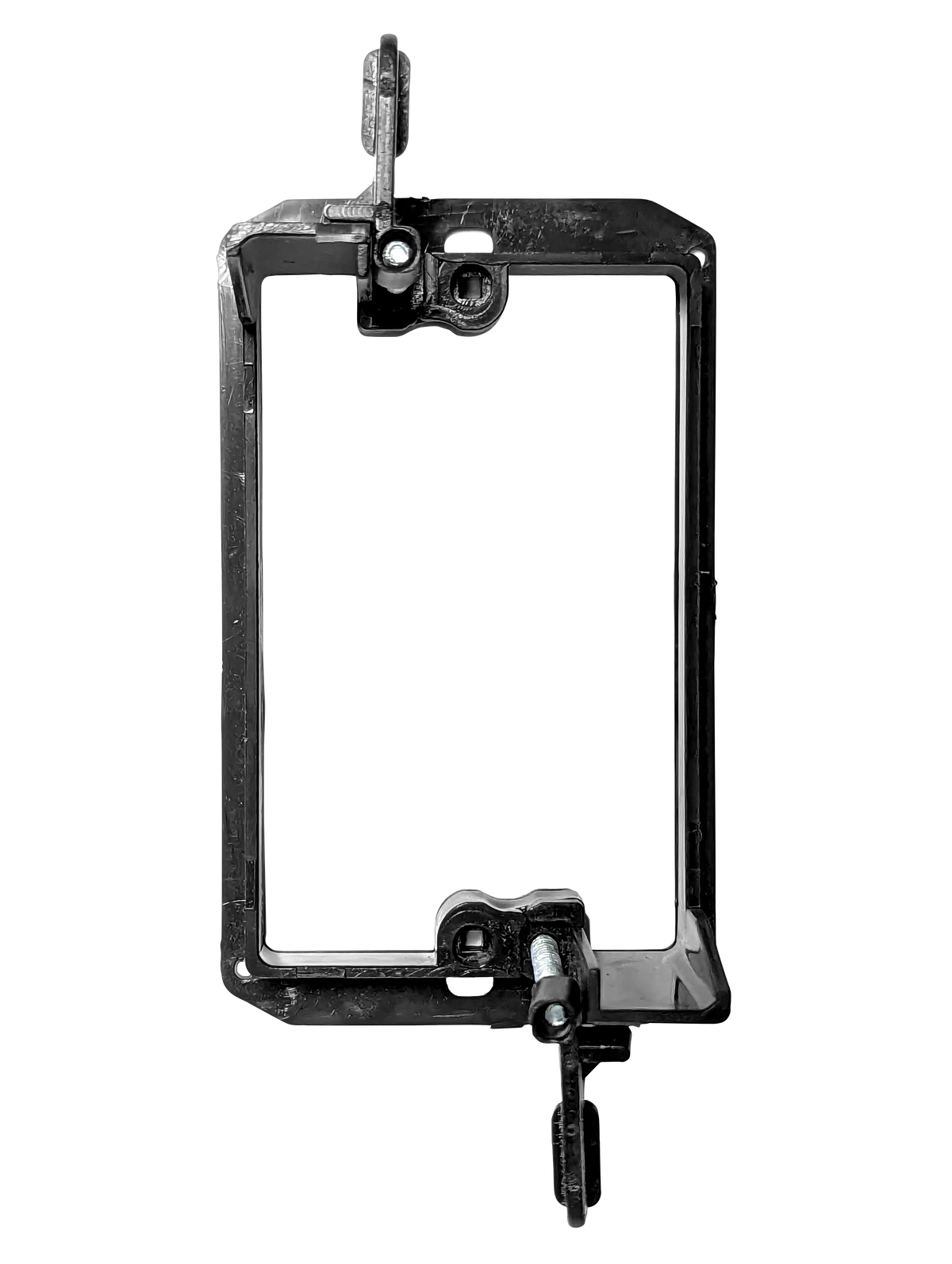 BestMounts 1-Gang Drywall Retrofit Low Voltage Mounting Bracket – Plastic Old Work Wall Plate | BVMLV1