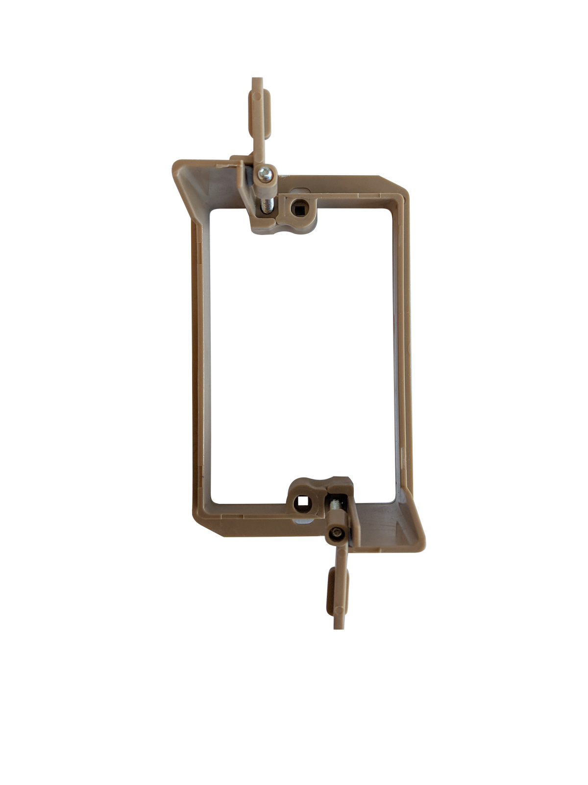 BestMounts 1-Gang Drywall Retrofit Low Voltage Mounting Bracket – Plastic Old Work Wall Plate | BVMLV1