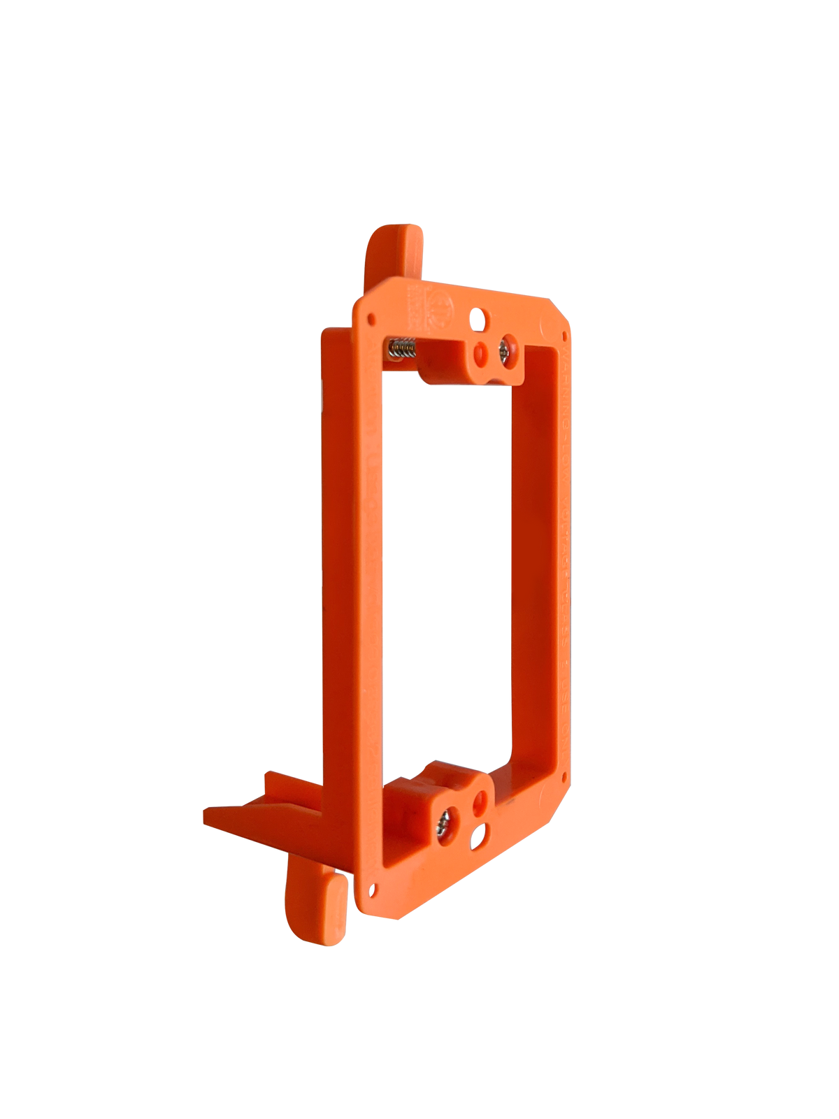 BestMounts 1-Gang Drywall Retrofit Low Voltage Mounting Bracket – Plastic Old Work Wall Plate | BVMLV1