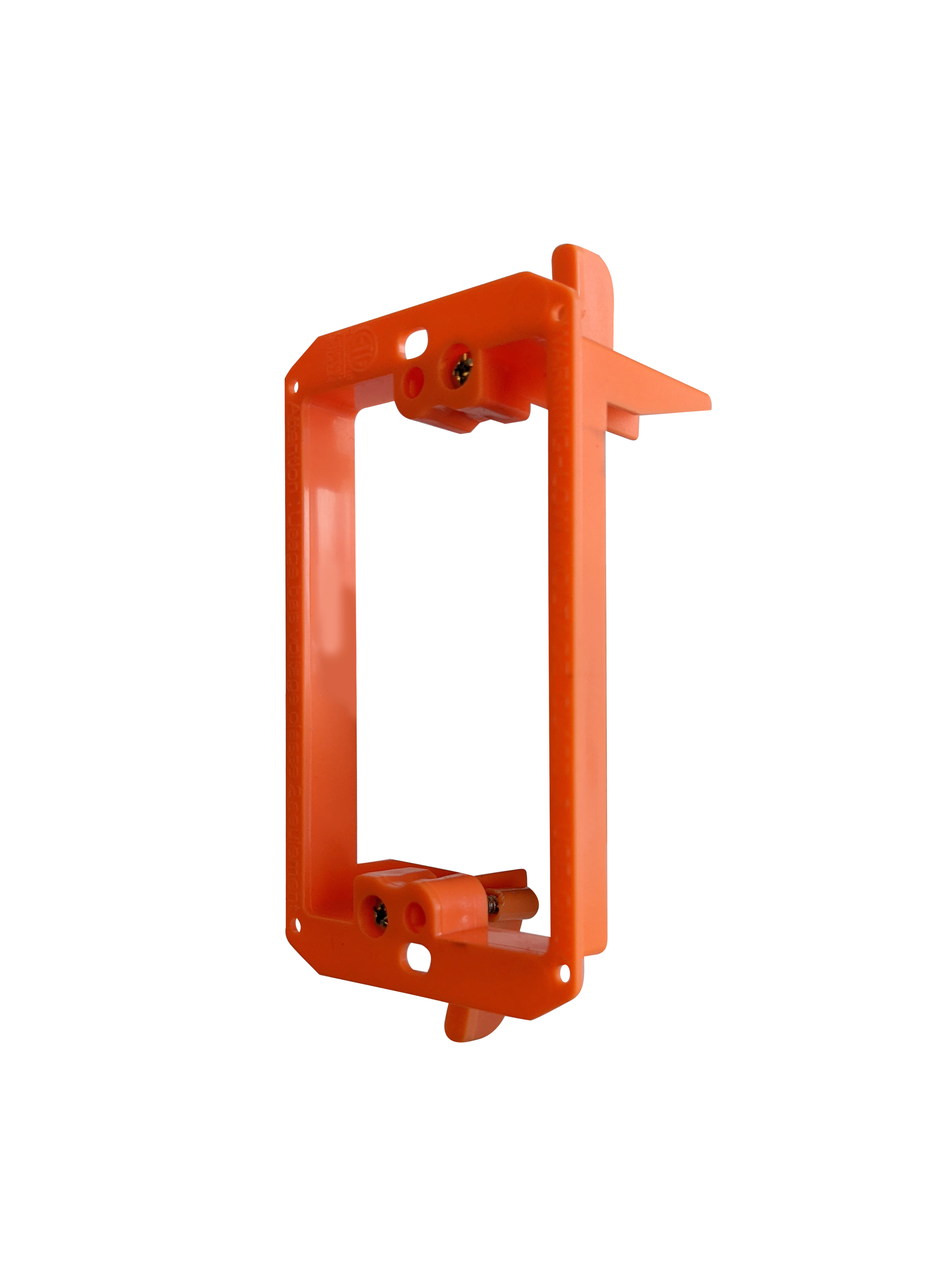 BestMounts 1-Gang Drywall Retrofit Low Voltage Mounting Bracket – Plastic Old Work Wall Plate | BVMLV1