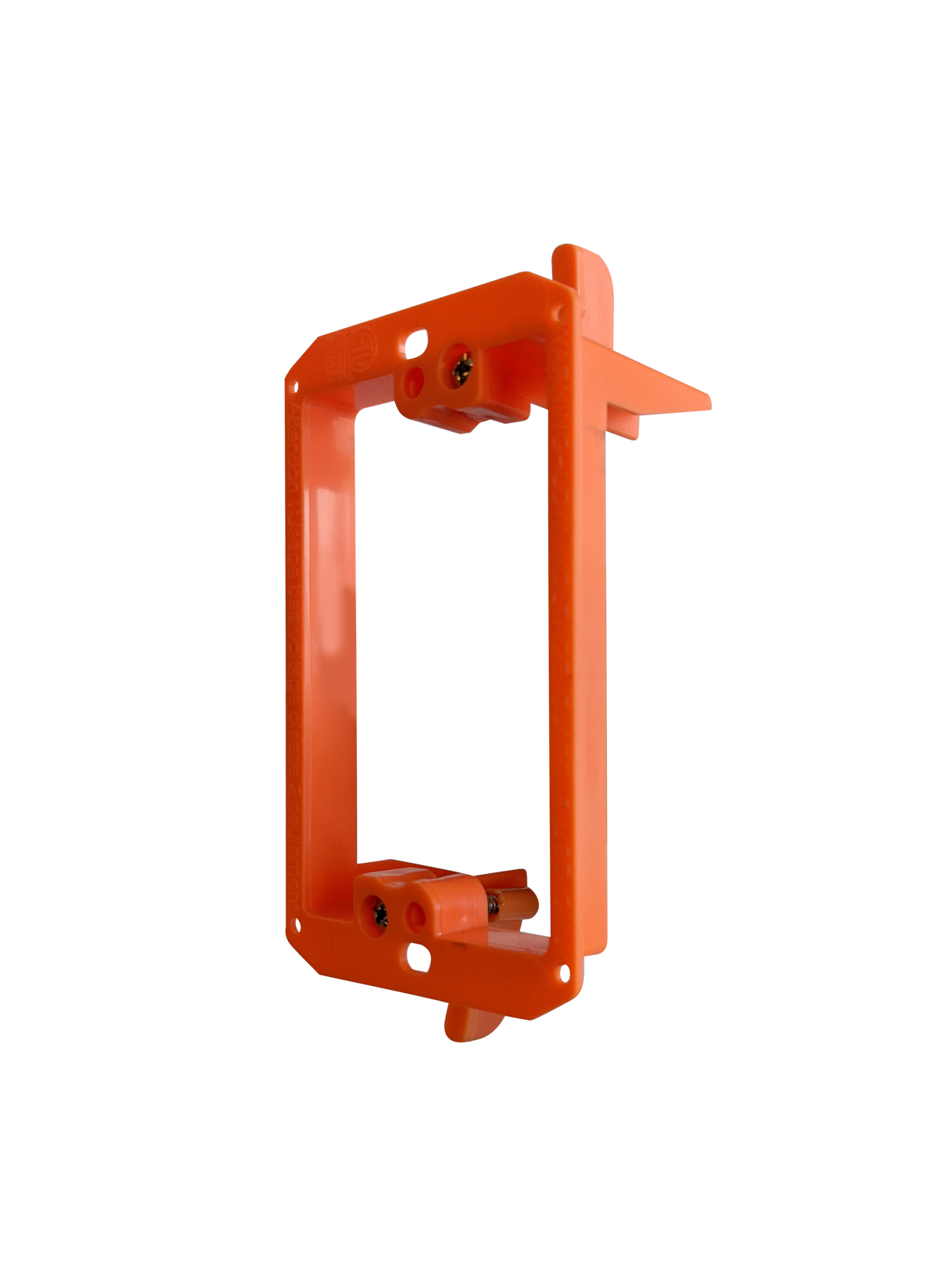 BestMounts 1-Gang Drywall Retrofit Low Voltage Mounting Bracket – Plastic Old Work Wall Plate | BVMLV1