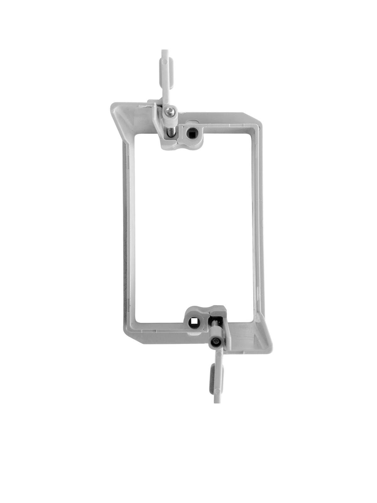 BestMounts 1-Gang Drywall Retrofit Low Voltage Mounting Bracket – Plastic Old Work Wall Plate | BVMLV1