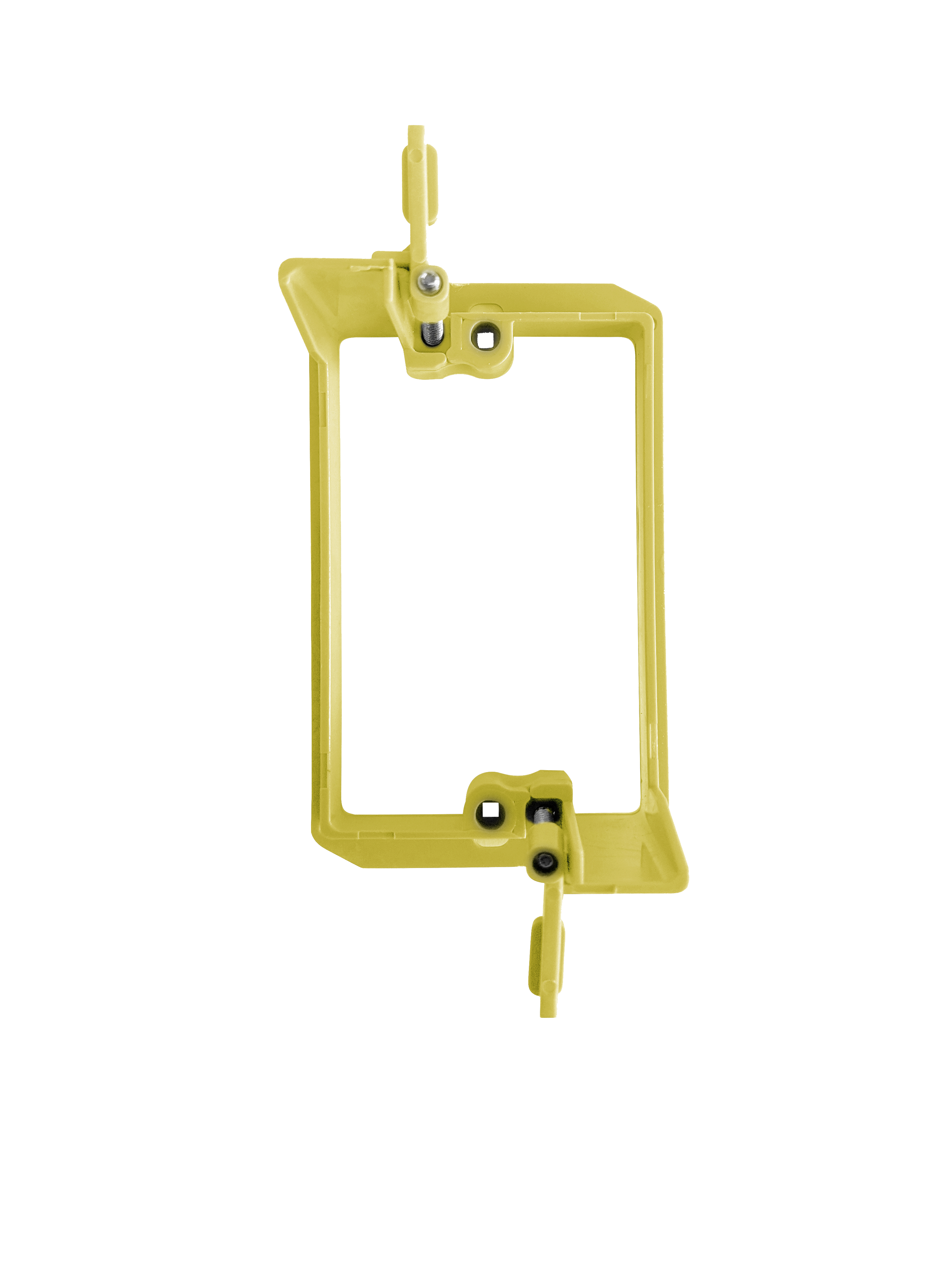 BestMounts 1-Gang Drywall Retrofit Low Voltage Mounting Bracket – Plastic Old Work Wall Plate | BVMLV1