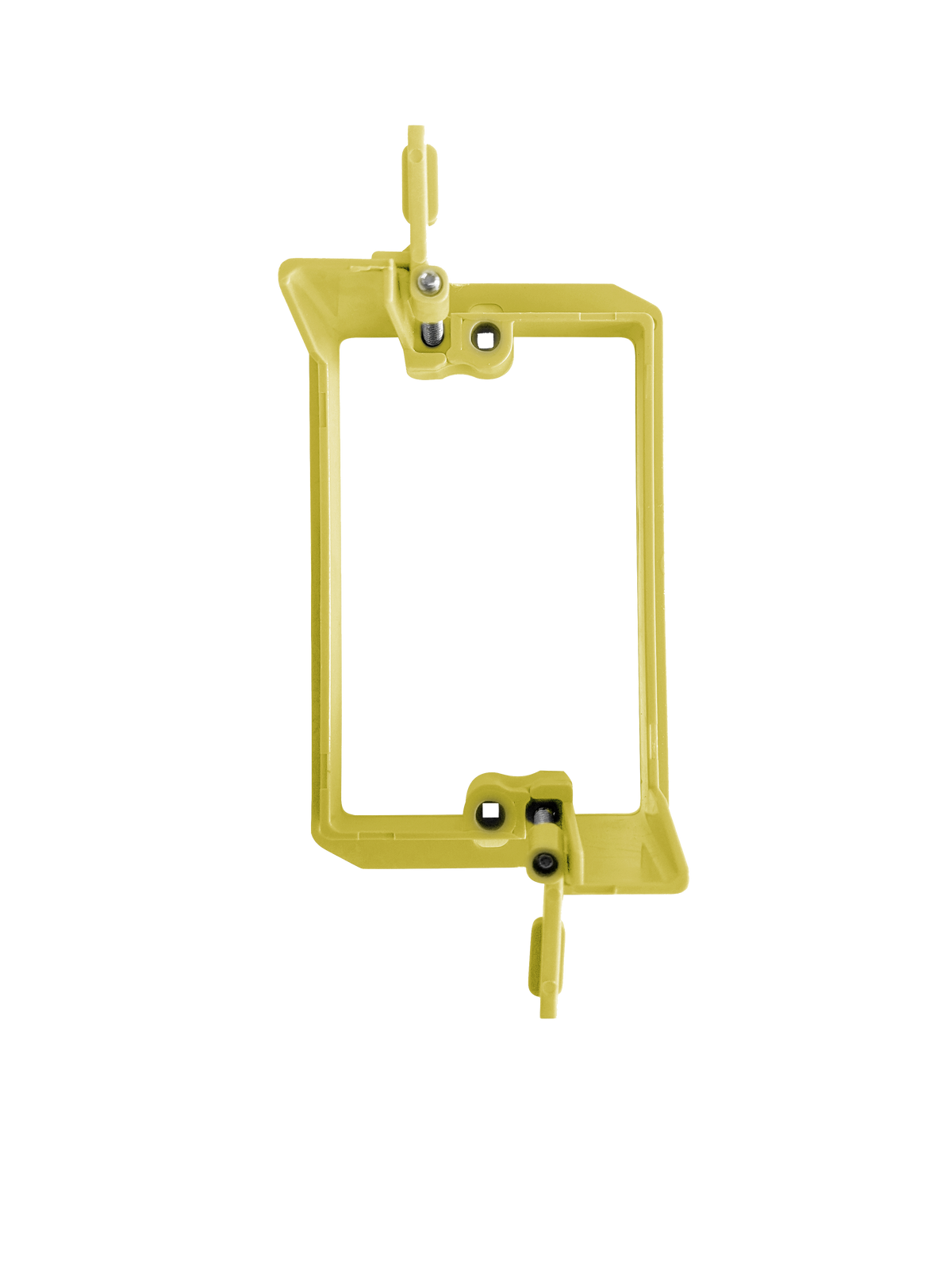 BestMounts 1-Gang Drywall Retrofit Low Voltage Mounting Bracket – Plastic Old Work Wall Plate | BVMLV1