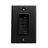 BestMounts Brush Decorator 1-Gang Cable Pass-Through Low Voltage Wall Plate | BWPBRUSH1