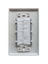 BestMounts Brush Decorator 1-Gang Cable Pass-Through Low Voltage Wall Plate | BWPBRUSH1