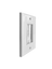 BestMounts Brush Decorator 1-Gang Cable Pass-Through Low Voltage Wall Plate | BWPBRUSH1