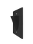 BestMounts Scoop (Outward) 1-Gang Cable Pass-Through Low Voltage Wall Plate | BWPON1