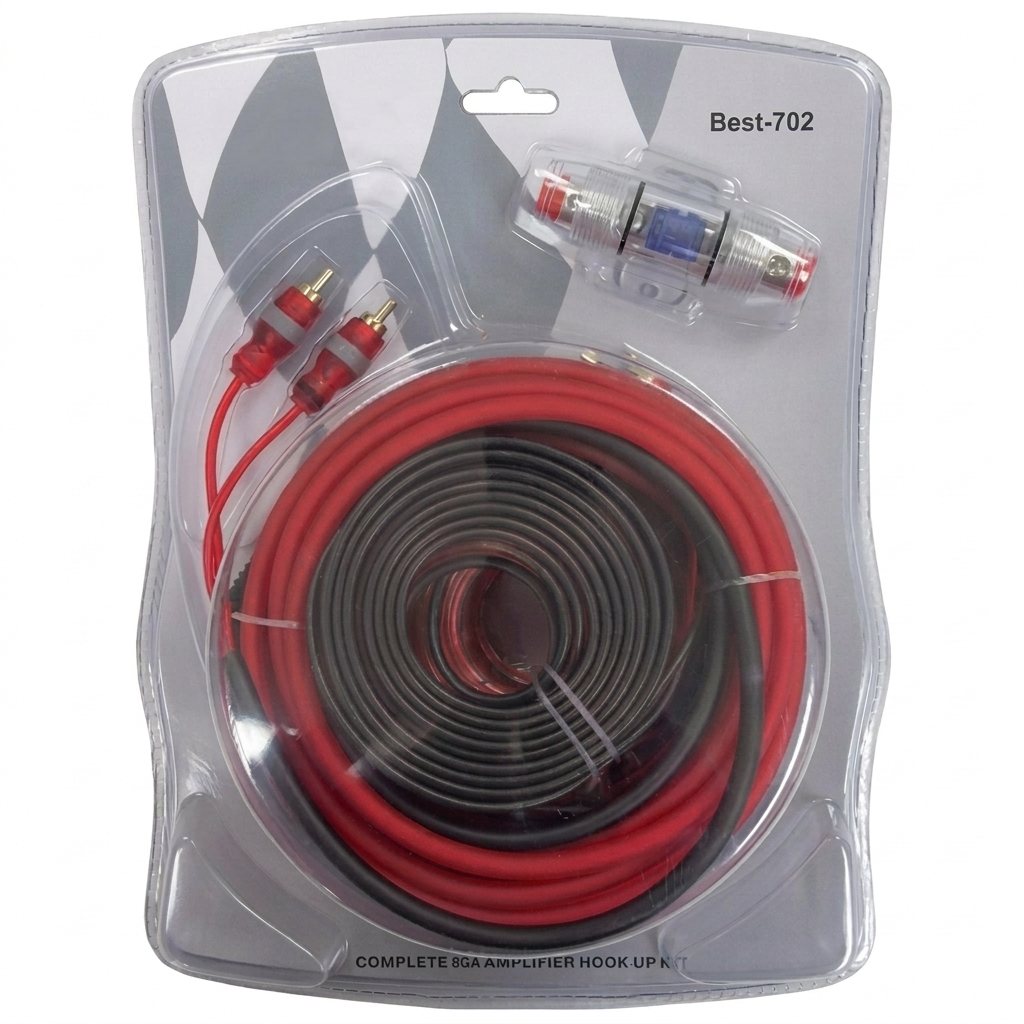 8 Gauge 1000W Amplifier Wiring Complete Install Kit