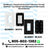 BestMounts Combo: Brush Decorator 1-Gang Cable Pass-Through Low Voltage Snap-On Wall Plate with Drywall Retrofit Mounting Bracket | BLVBRS1