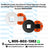 BestMounts 1-Gang Round Brush Cable Pass-Through Wall Plate – Low Voltage Cable Management with Drywall Retrofit Bracket