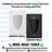 BestMounts Scoop (Outward) 1-Gang Cable Pass-Through Low Voltage Wall Plate | BWPON1