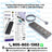Borofone BAC5 Multifunctional Power Strip – 5 AC Outlets, USB-C + 3 USB-A, 20W USB Charging