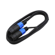 Speakon Female to Female Jumper Cable - High Power 7.0mm OD - 10FT