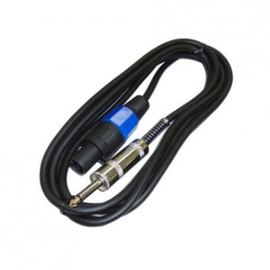 Speakon Male to Jumbo Male Speaker Cable O.D 7.0mm - 10ft