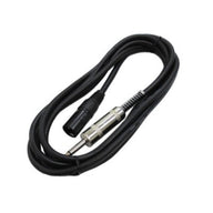 XLR Male to 1/4" Male Audio Cable O.D 7.0mm - 25ft