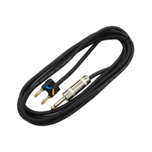 Jumbo 1/4" (Male) to Banana Plug Cable – 10ft