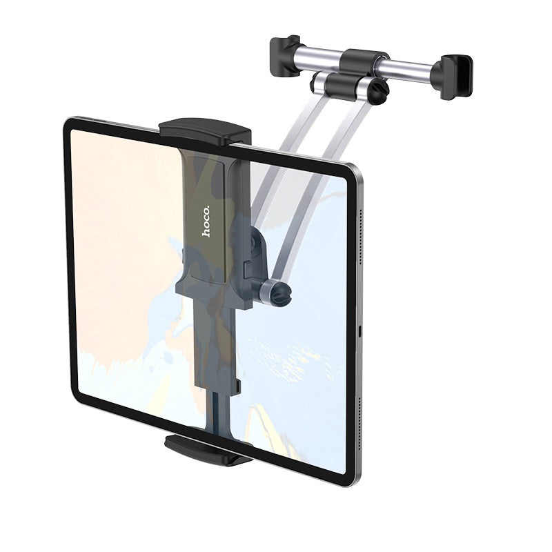 CA62 Handsome in-car holder for car headrest for 110mm-255mm mobile phones and tablets.