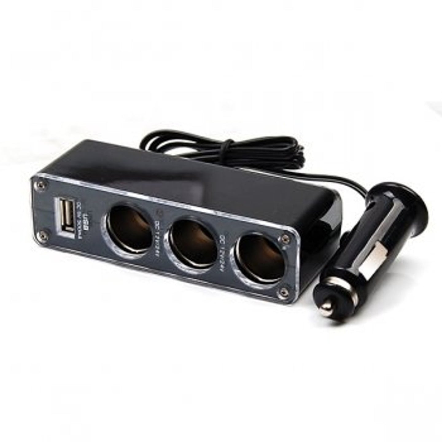 Car DC 12v Extension x3 with a USB