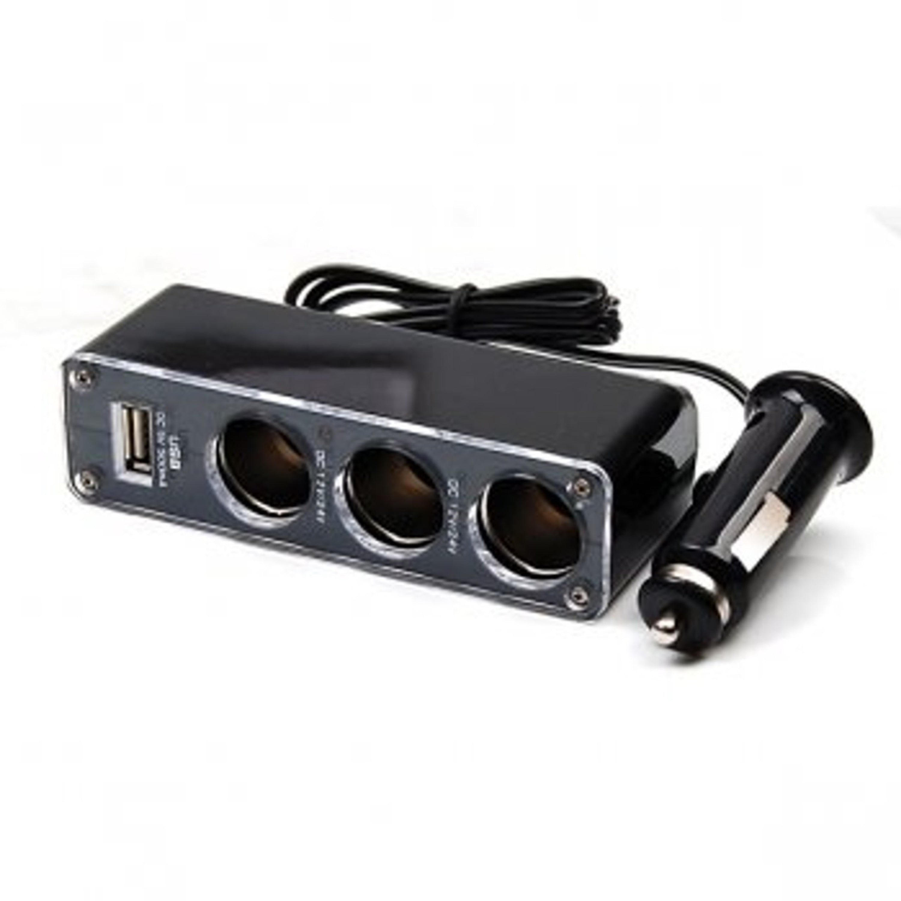 Car DC 12v Extension x3 with a USB