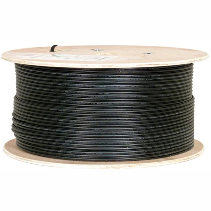 1000 ft. Solid UTP CAT6 Network Cable - Outdoor Direct Burial - Black