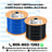 CAT7 1000FT CMR Ethernet Cable – 23AWG Shielded, 600MHz, Blue & Black