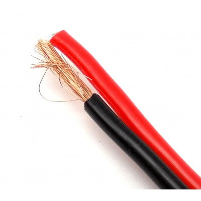 14 Gauge Speaker Wire 500FT Roll – Black & Red PVC Jacket