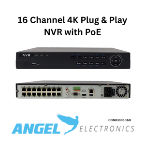 OEM HIKVISION 4K Resolution – Integrated POE – 1U 16-Channel Embedded Plug & Play