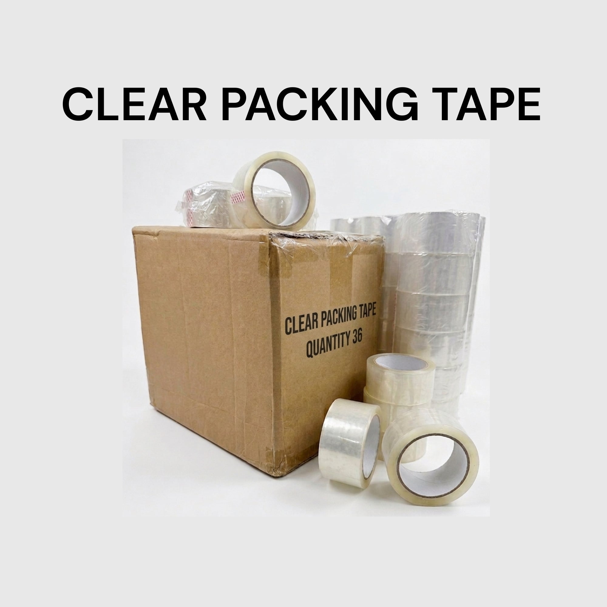 Clear Packing Tape - Heavy Duty Shipping & Box Sealing Tape - 36 Roll Bulk Pack