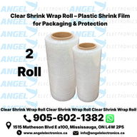 Shrink Wrap Roll – Clear, Black & White Plastic Shrink Film for Packaging & Protection