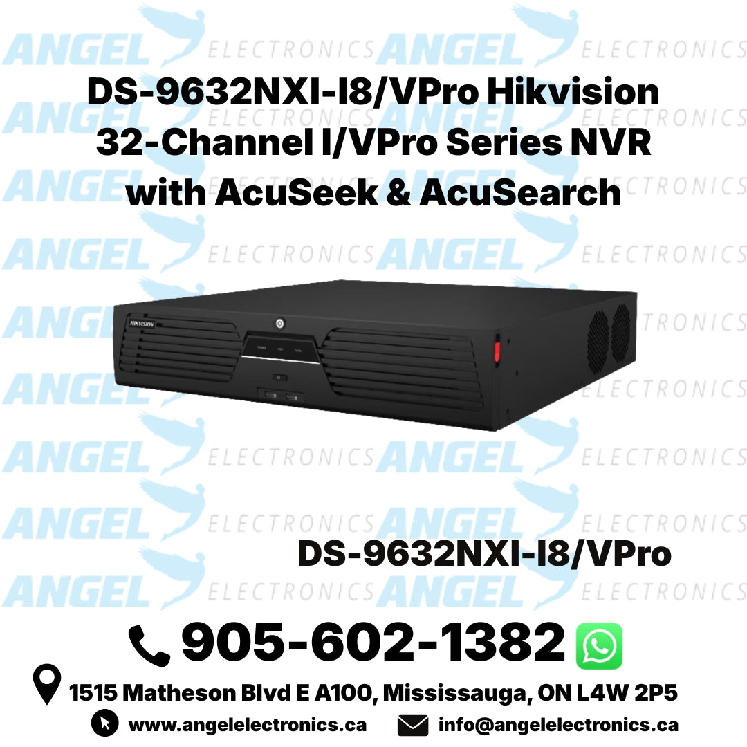 Hikvision DS-9632NXI-I8/VPro 32-Channel I/VPro Series NVR with AcuSeek & AcuSearch