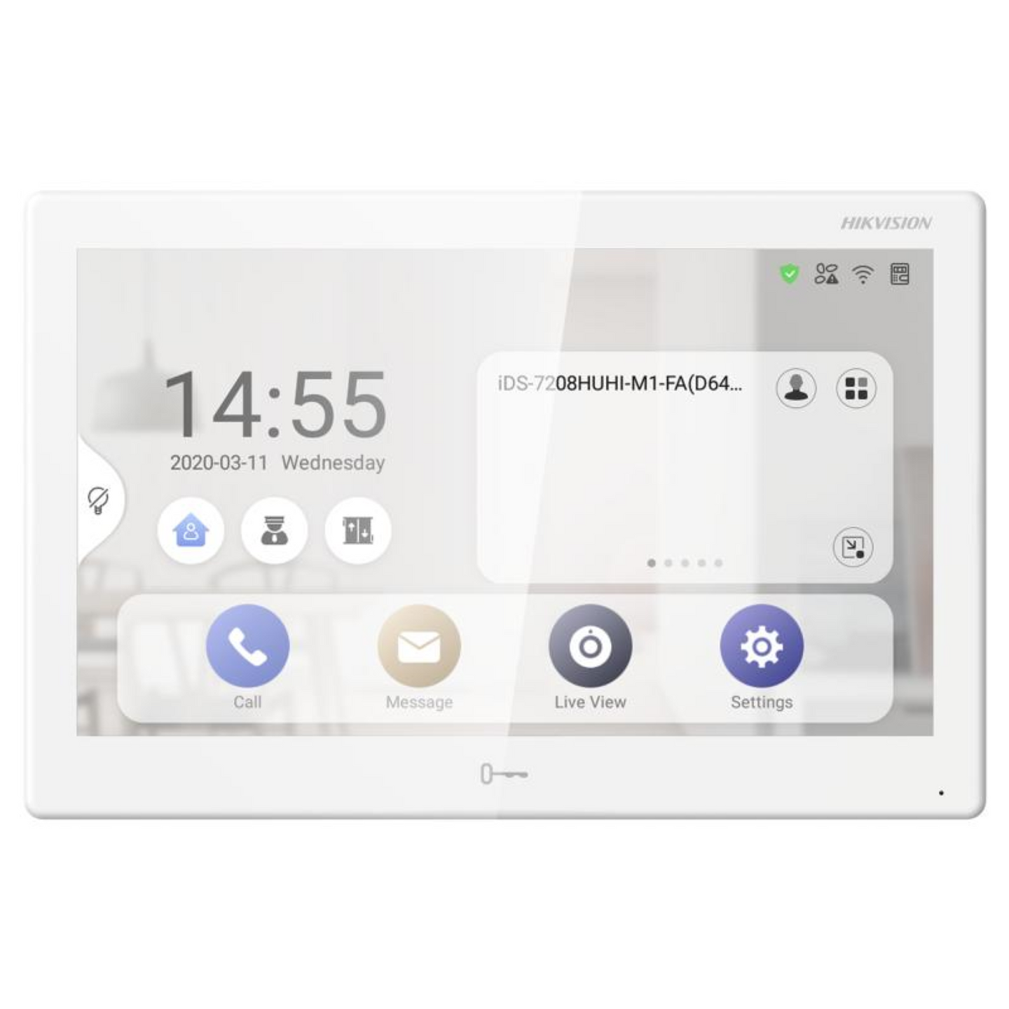Hikvision IP Video Intercom Network Indoor Station Android  10.1" Inch Touch screen IPS - Indoor  DS-KH9510-WTE1
