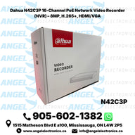 Dahua N42C3P 16-Channel PoE Network Video Recorder (NVR) – 8MP, H.265+, HDMI/VGA