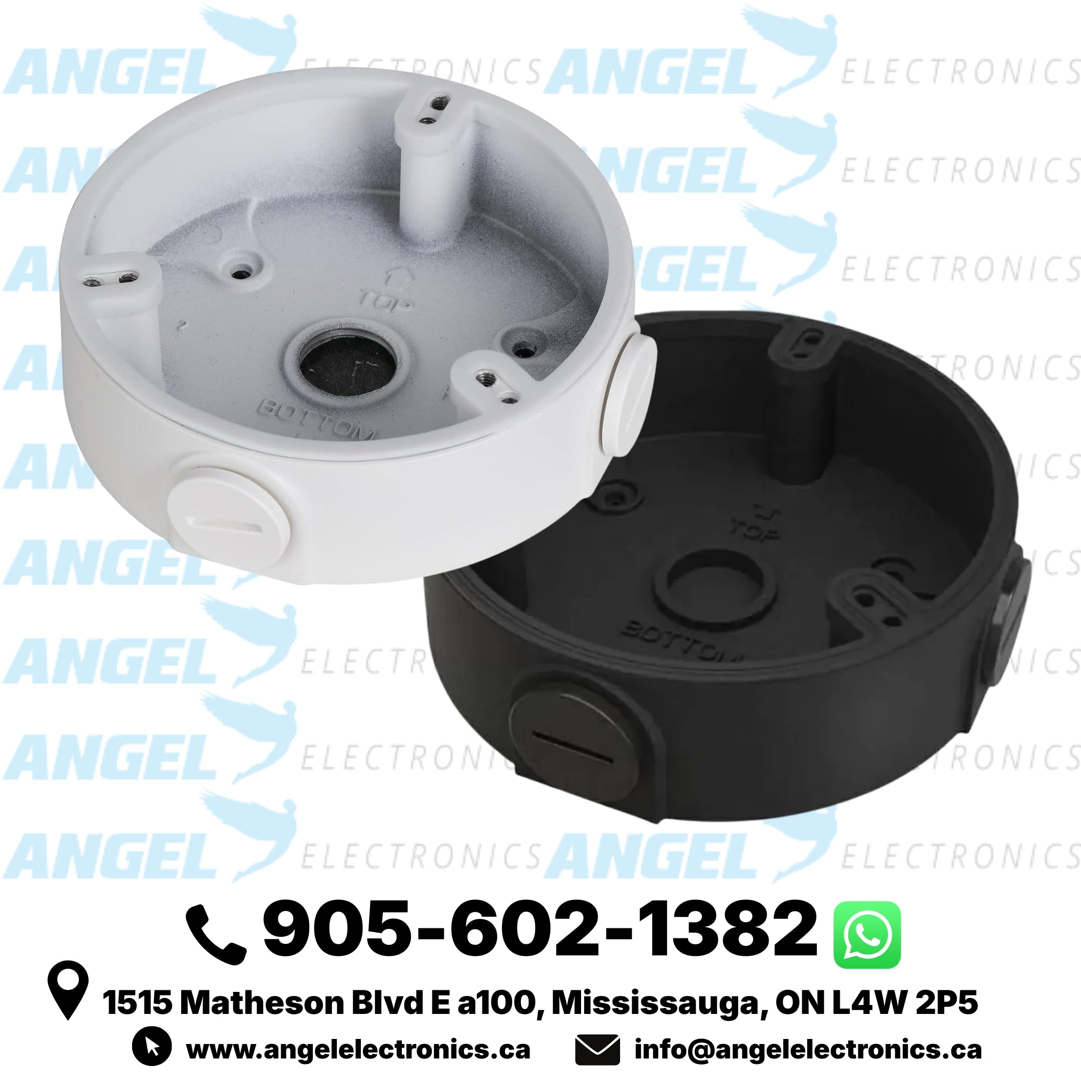 PFA136 Junction Box for Dahua IP Dome and Eyeball Camera, Whtie