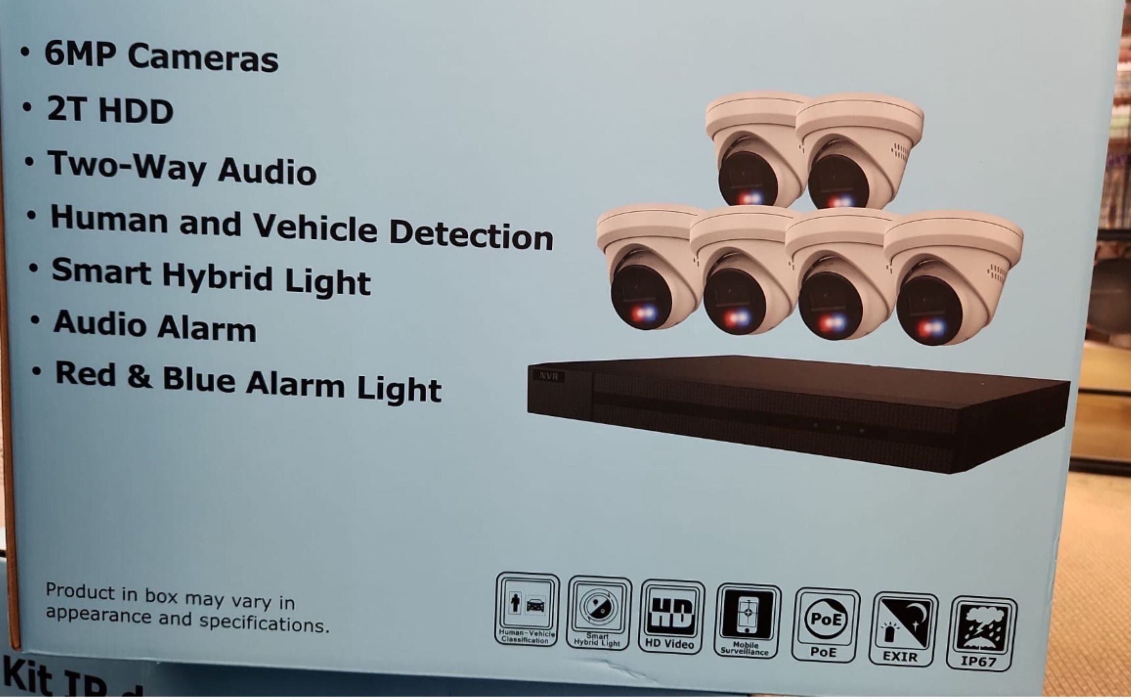 AI Guarding Vision IP KIT  8 CH    ( IP-KIT8662-BR ) HIKVISION