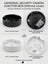 Universal Plastic Security Camera Junction Box Without Cover – Black & White | Hikvision, HiLook & AI Guarding Compatible